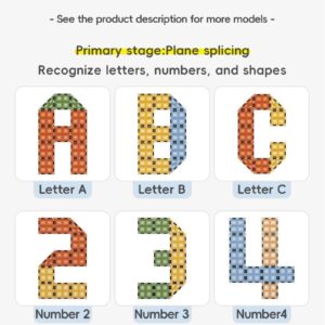 3D Crystal Magnetic Tiles Building Set (57 Pieces)